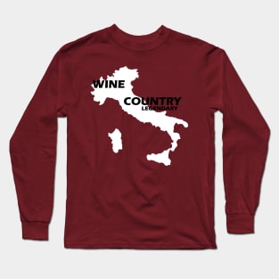 Italy Wine Country Long Sleeve T-Shirt